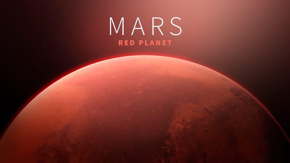 Martian Desert Landscape
